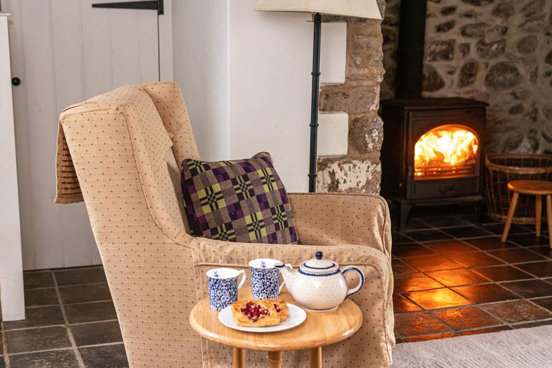 Armchair by the fire